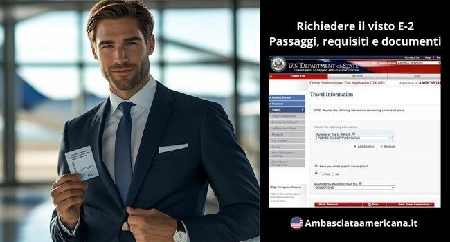 Ti insegniamo come ottenere un visto E-2 per poter viaggiare negli Stati Uniti come investitore e avviare un'attività. Le tue investimenti richiedono la richiesta anticipata di un visto e, per questo, ti mostriamo i documenti necessari, i requisiti, la durata del soggiorno, i costi e tutte le informazioni di cui hai bisogno per viaggiare negli Stati Uniti senza problemi.