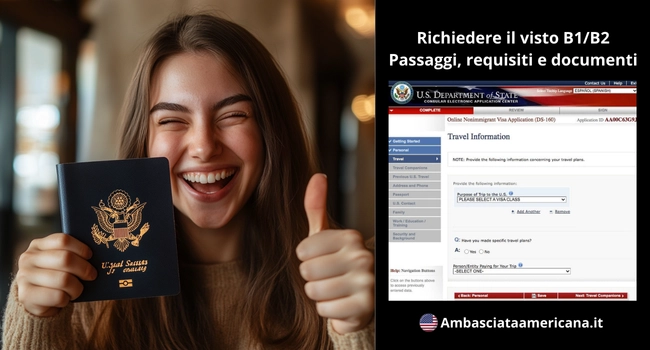 Un visto per le vacanze è ciò di cui hai bisogno per viaggiare negli Stati Uniti senza problemi. Per semplificarti il processo, ti mostriamo quali documenti sono necessari per ottenere il visto B1/B2, oltre a informazioni utili su possibili motivi di rifiuto, tempi di rilascio, costi e durata del visto. Scopri tutti i dettagli e molto altro nel nostro articolo!